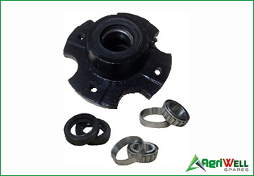 CASTED HUB WITH TAPER ROLLER BEARINGS