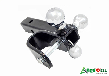 SOLID SHANK  MOUNT WITH HOOK, BLACK POWDER COATED
